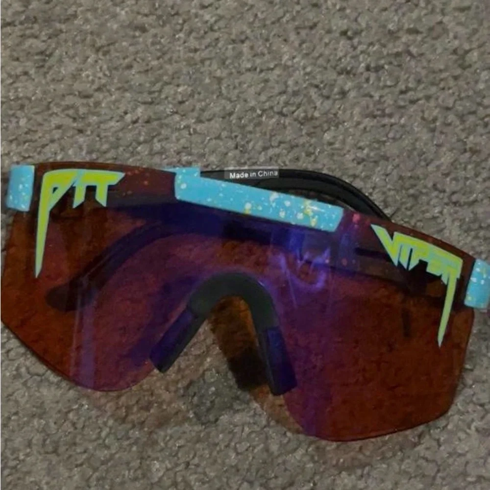 Pit Viper Blue and Red Kids Sunglasses